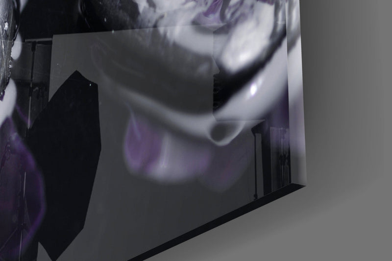 Orchid Glass Wall Art