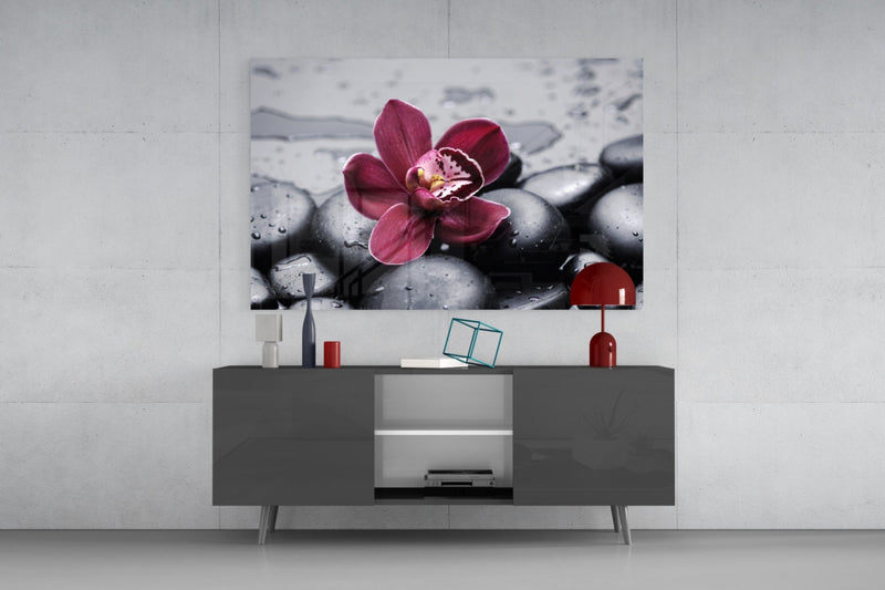 Spa Glass Wall Art