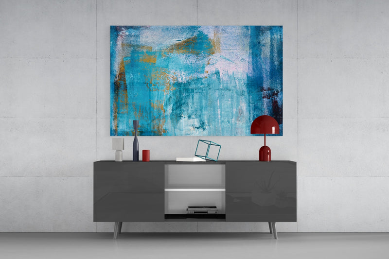 Blue Glass Wall Art