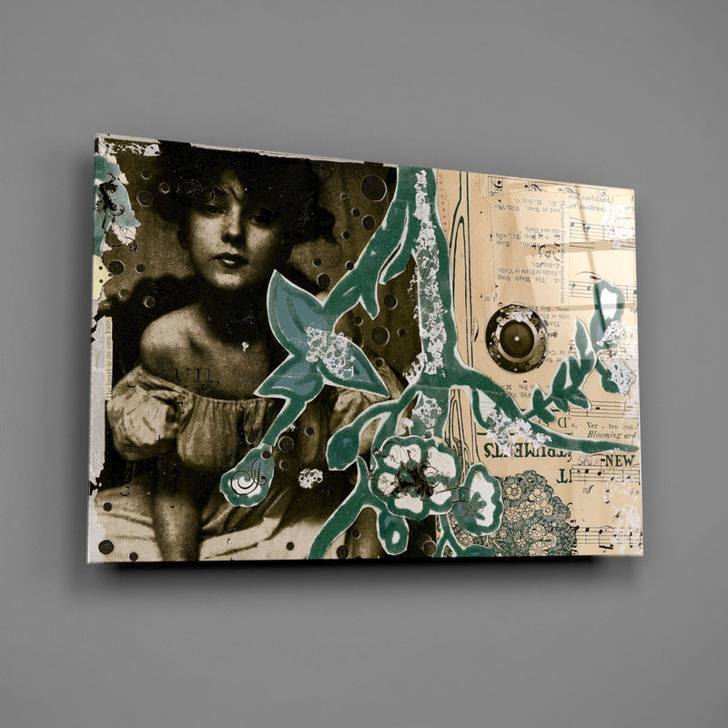 Abstract Glass Wall Art