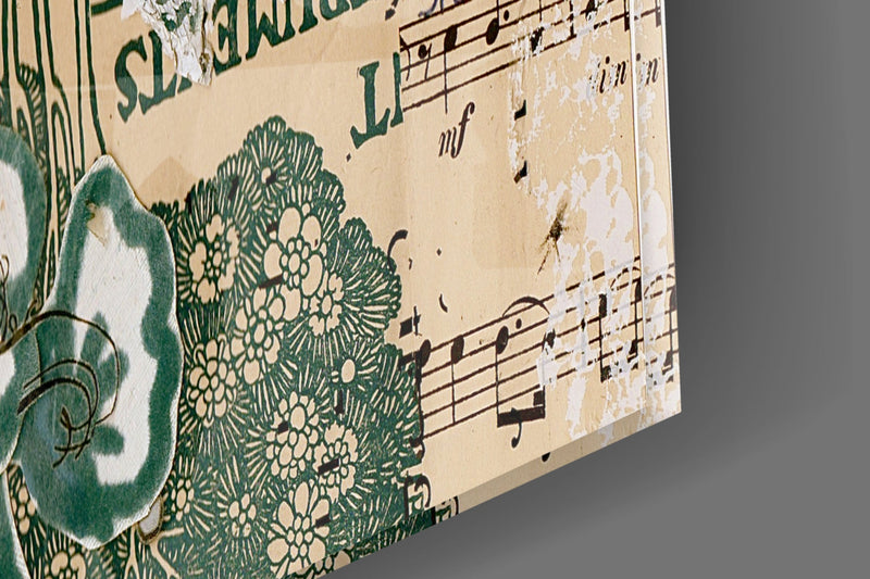 Abstract Glass Wall Art