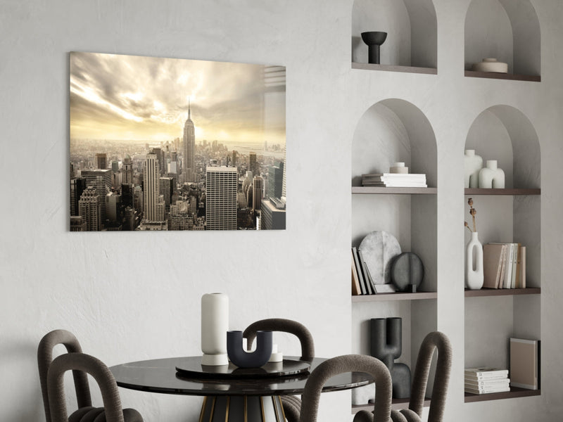 New York (NYC) Glass Wall Art