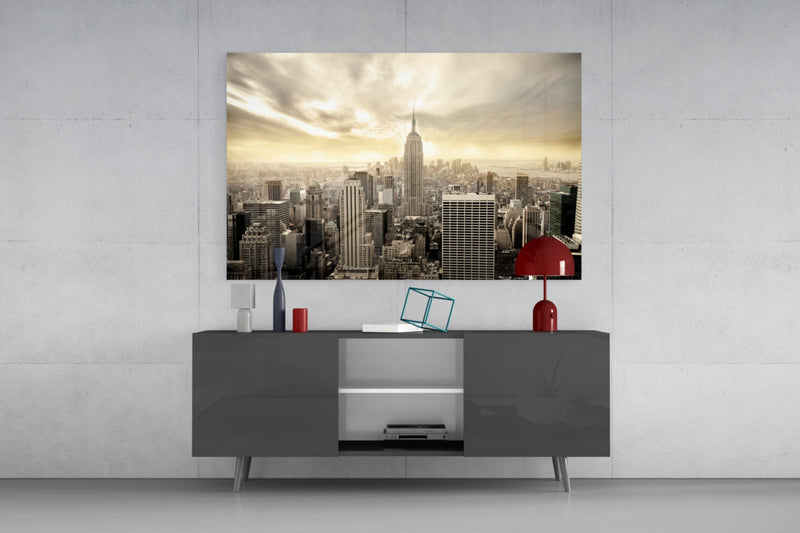 New York (NYC) Glass Wall Art