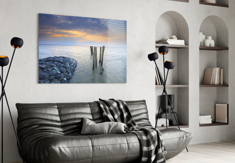 Sunset Glass Wall Art