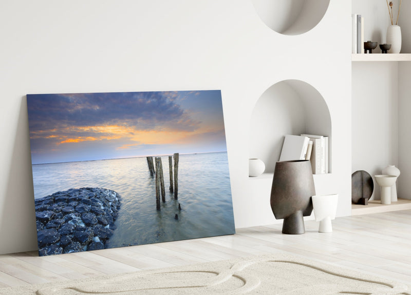 Sunset Glass Wall Art