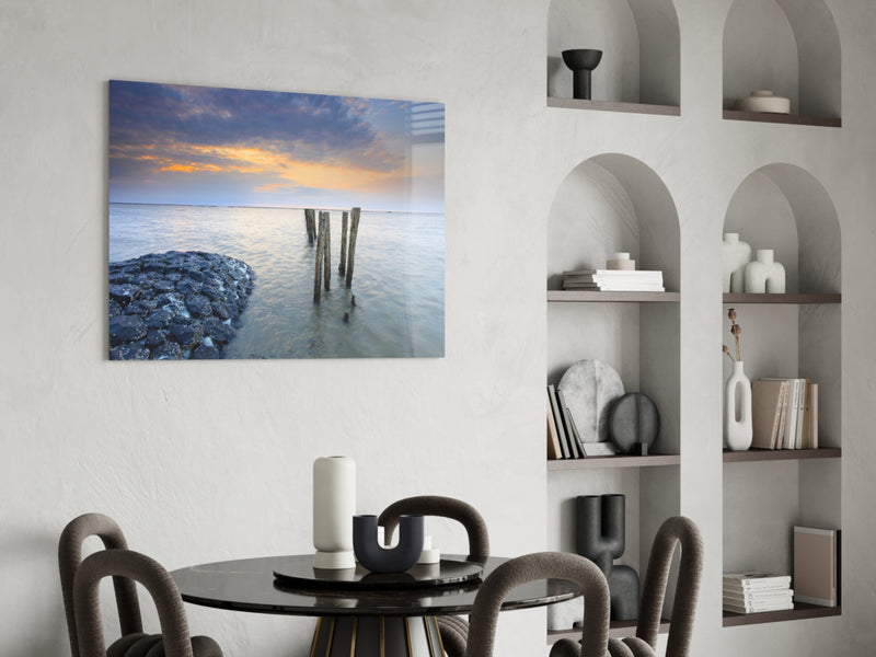 Sunset Glass Wall Art