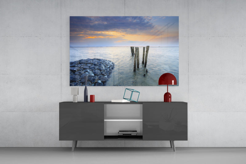 Sunset Glass Wall Art