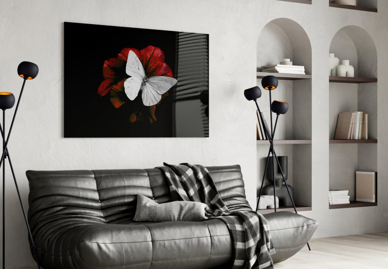 Butterfly Glass Wall Art