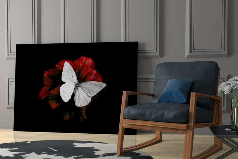 Butterfly Glass Wall Art