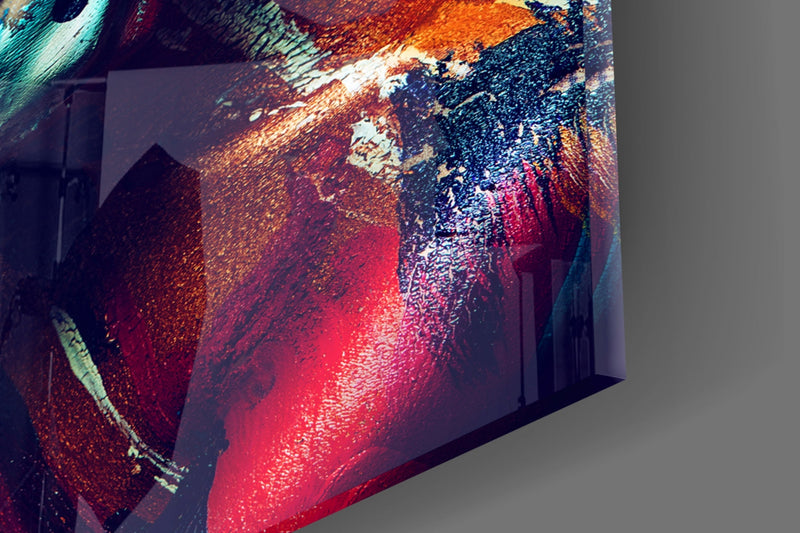 Female Portrait 3 Glass Wall Arts