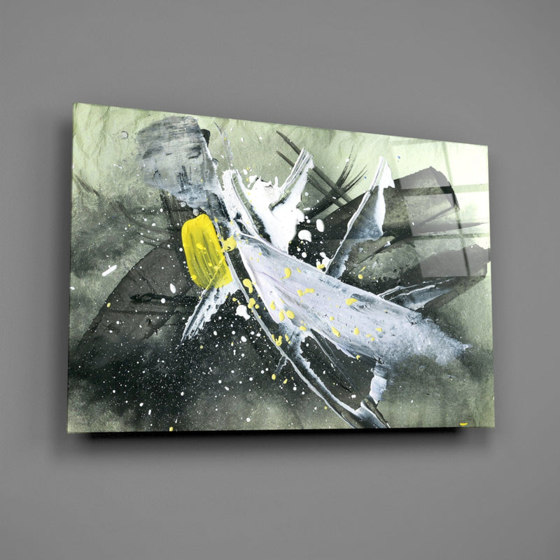 Abstract Glass Wall Art