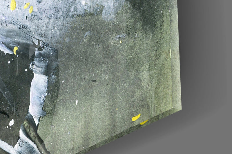 Abstract Glass Wall Art