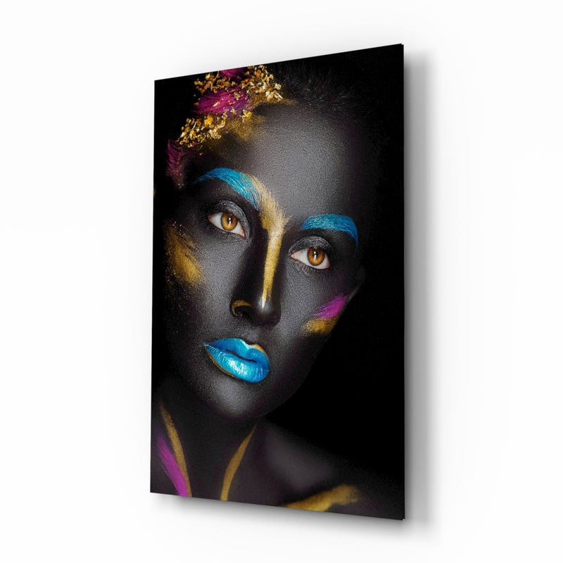 Woman Portrait 8 Glass Wall Art