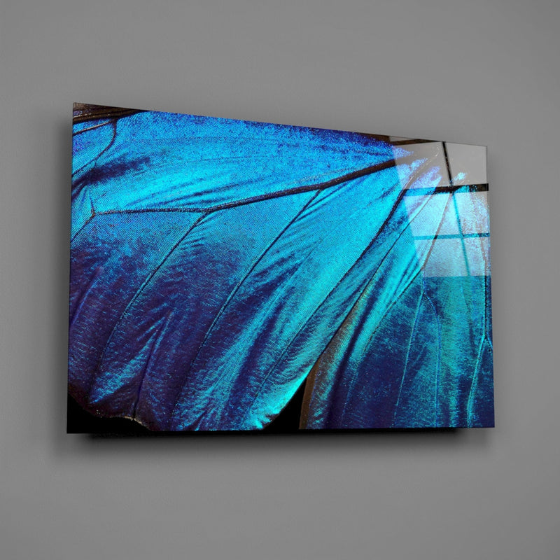 Butterfly Wing Glass Wall Art