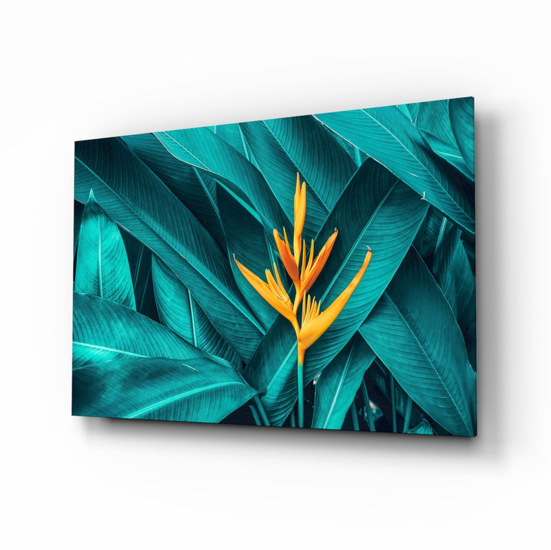 Tropical Leaf 3 Glass Wall Arts