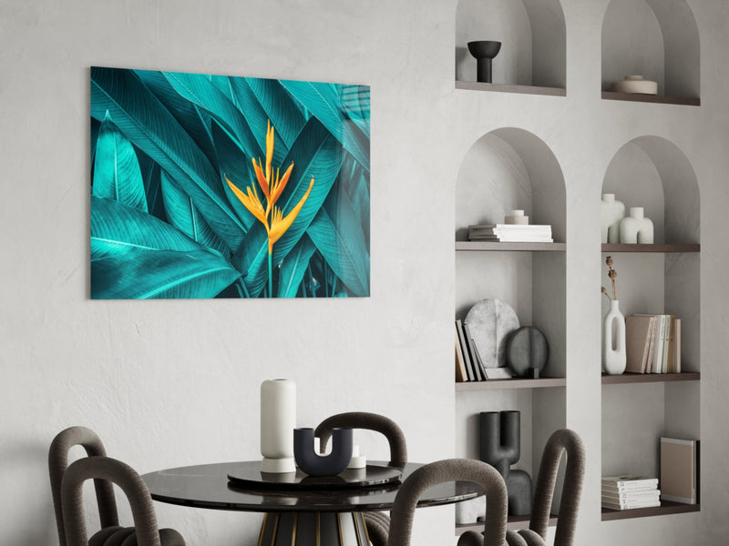 Tropical Leaf 3 Glass Wall Arts