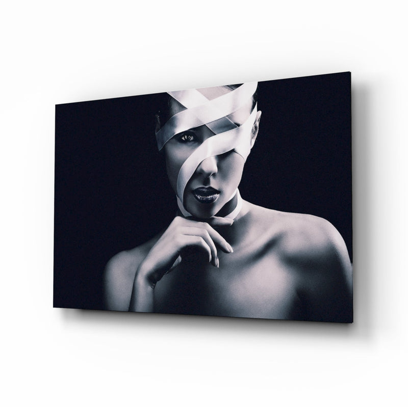 Woman Portrait 9 Glass Wall Arts