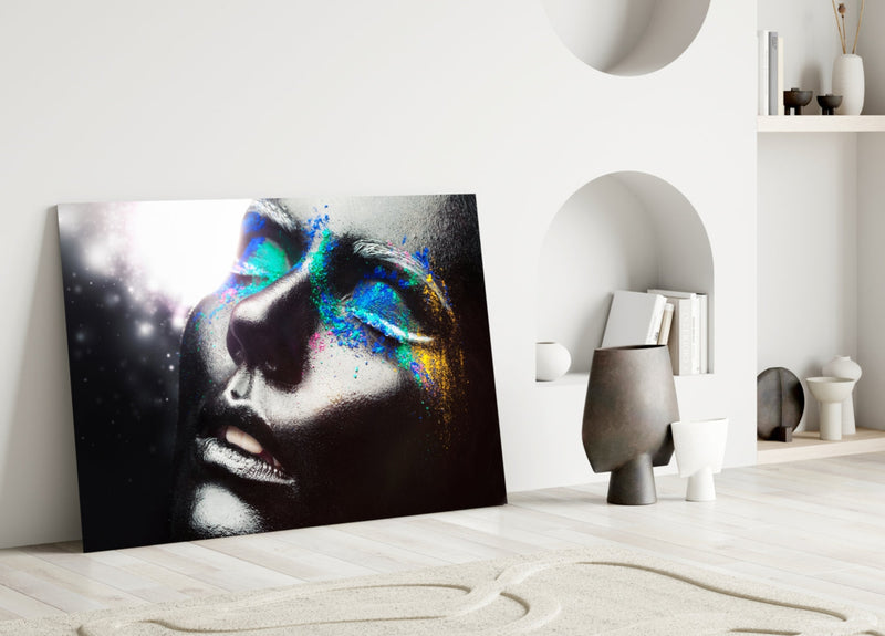 Female Portrait 10 Glass Wall Arts