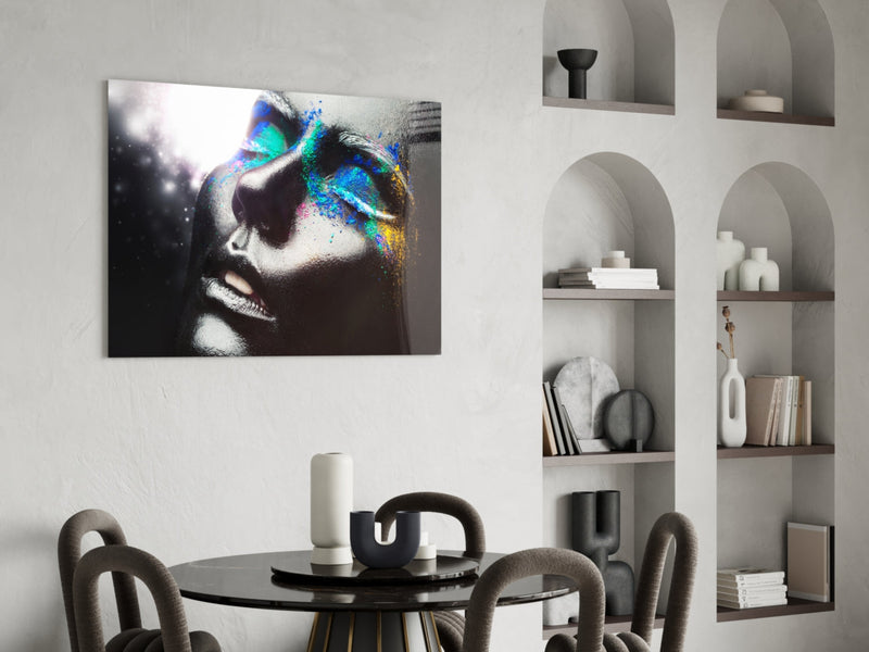 Female Portrait 10 Glass Wall Arts