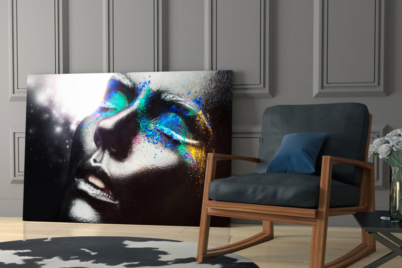 Female Portrait 10 Glass Wall Arts