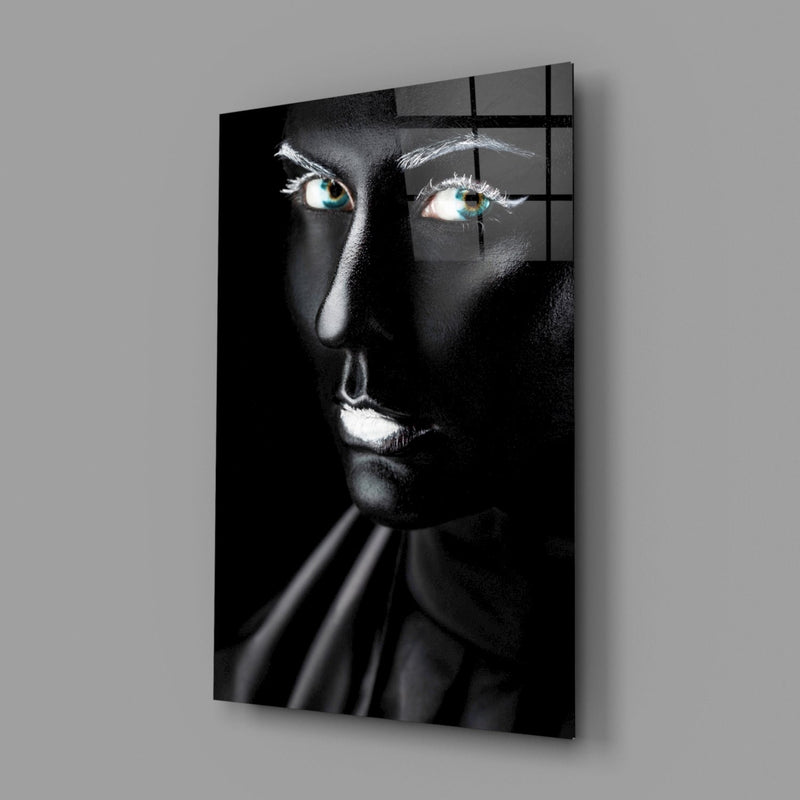 Female Portrait 11 Glass Wall Art