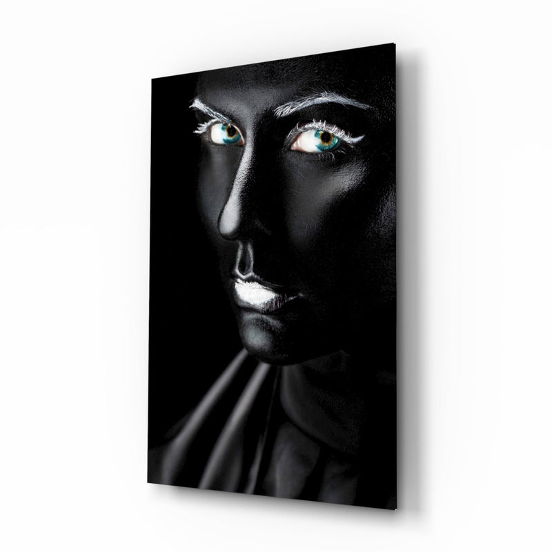 Female Portrait 11 Glass Wall Art