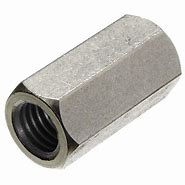 1/2" Hex Coupling Nuts Zinc