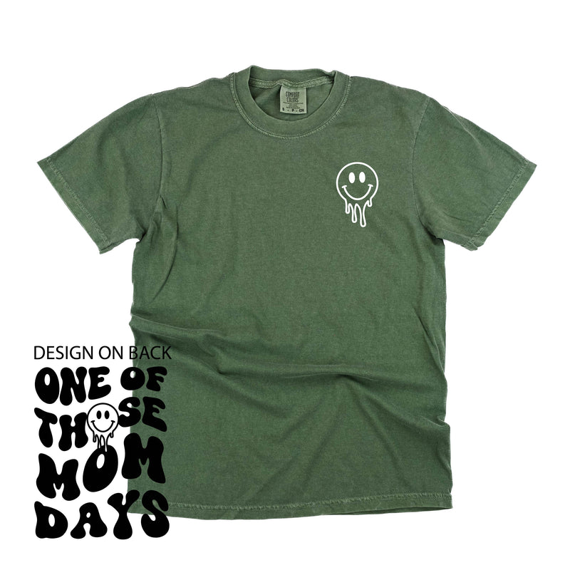 Melting Motherhood - One Of Those Mom Days - (w/ Melty Smiley) - Comfort Colors Tee