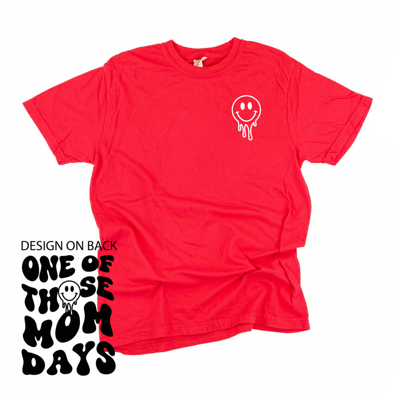 Melting Motherhood - One Of Those Mom Days - (w/ Melty Smiley) - Comfort Colors Tee