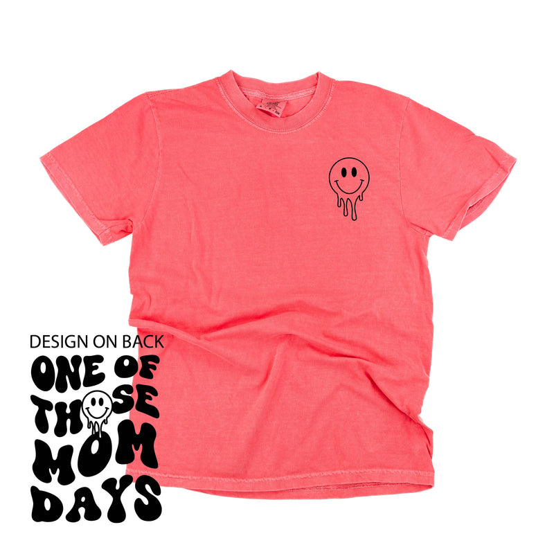 Melting Motherhood - One Of Those Mom Days - (w/ Melty Smiley) - Comfort Colors Tee