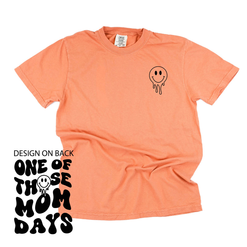 Melting Motherhood - One Of Those Mom Days - (w/ Melty Smiley) - Comfort Colors Tee
