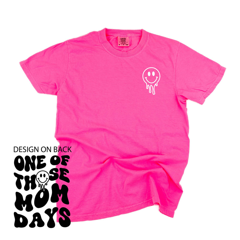 Melting Motherhood - One Of Those Mom Days - (w/ Melty Smiley) - Comfort Colors Tee