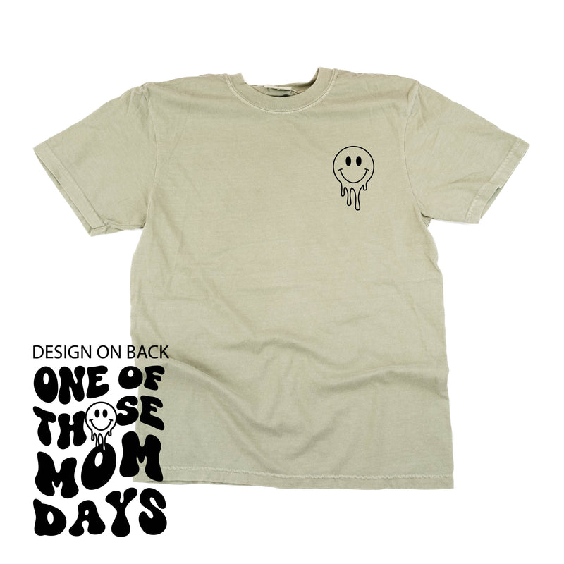 Melting Motherhood - One Of Those Mom Days - (w/ Melty Smiley) - Comfort Colors Tee