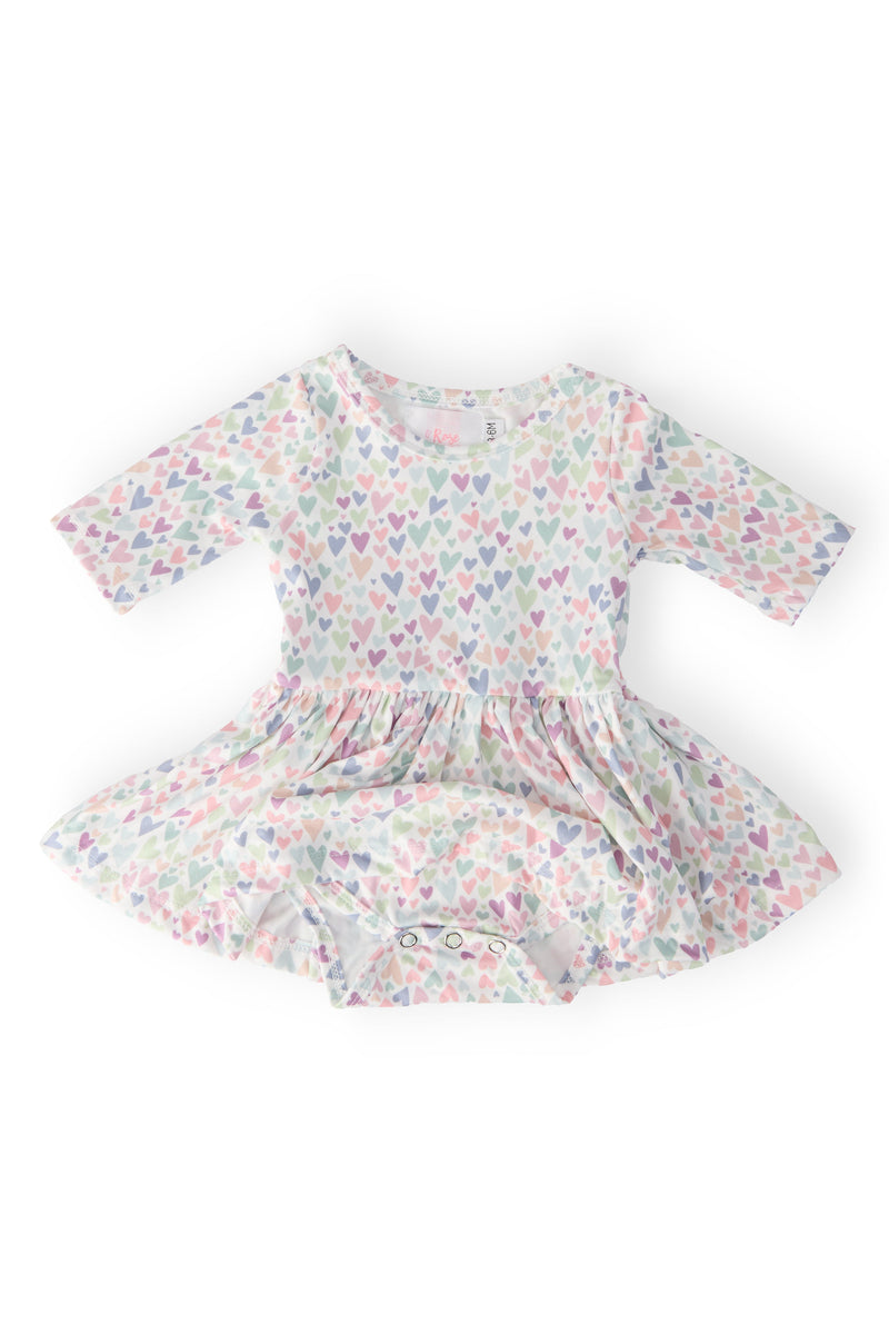 One in a Million 3/4 Sleeve Twirl Bodysuit