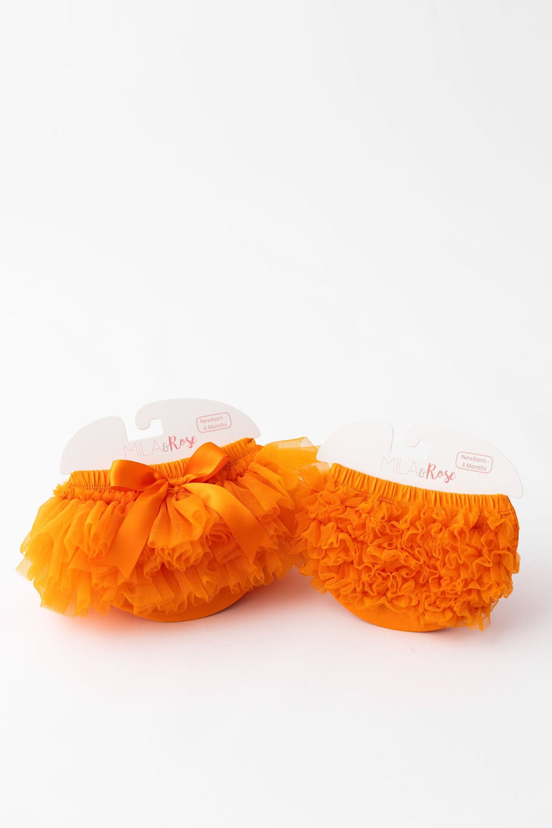 Orange Ruffle Tutu Bloomer