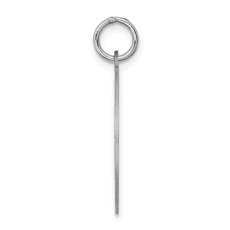 Sterling Silver Laser Etched Bulldog Dog Pendant, 19mm