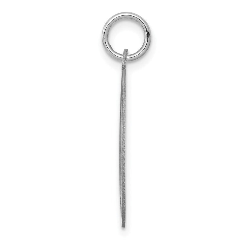 Sterling Silver Laser Etched Collie Dog Pendant, 19mm