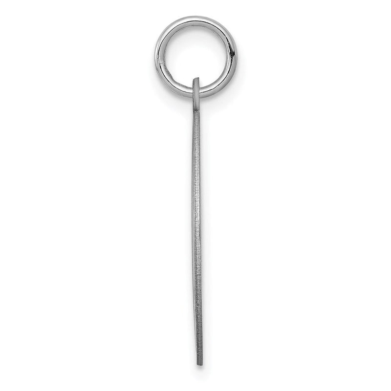 Sterling Silver Laser Etched Dalmatian Dog Pendant, 19mm