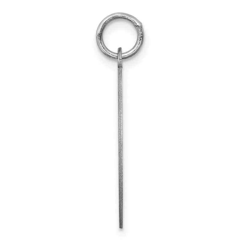 Sterling Silver Laser Etched Maltese Dog Pendant, 19mm