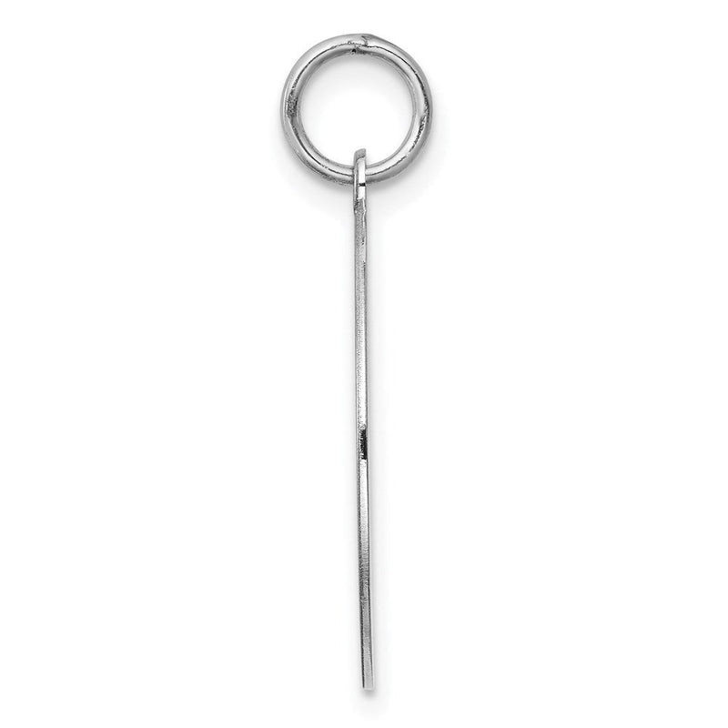 Sterling Silver Laser Etched Pug Dog Pendant, 19mm