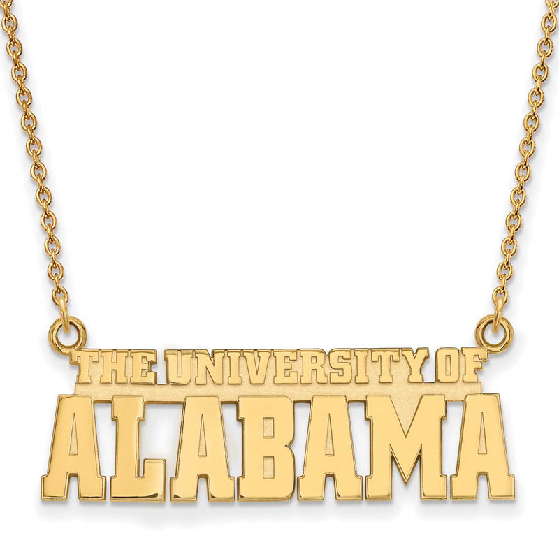 14k Yellow Gold U. of Alabama Small Necklace