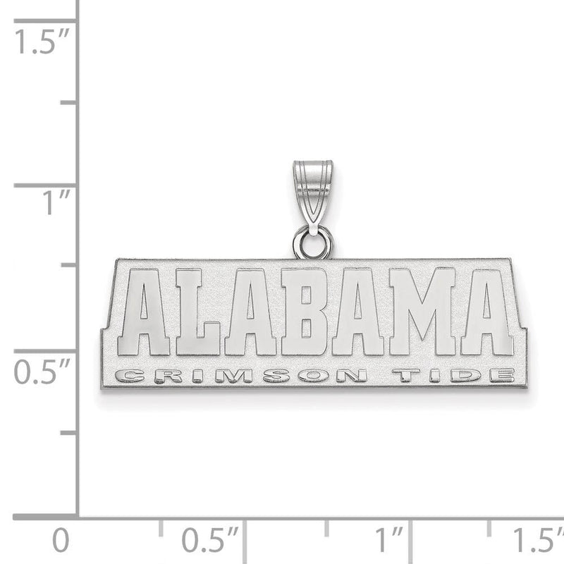 Sterling Silver U. of Alabama Small Pendant