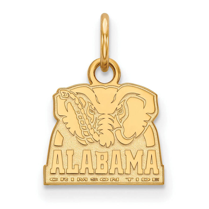 10k Yellow Gold U. of Alabama XS (Tiny) Logo Charm or Pendant