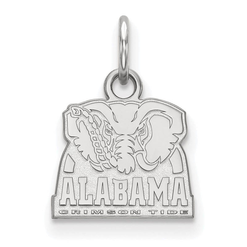 14k White Gold U. of Alabama XS (Tiny) Charm or Pendant