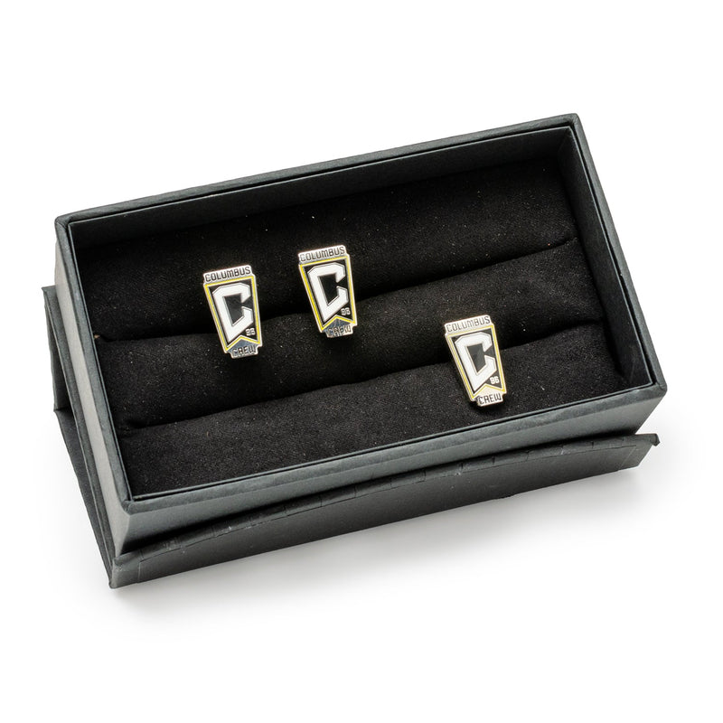 MLS Columbus Crew Cufflinks and Lapel Pin Gift Set