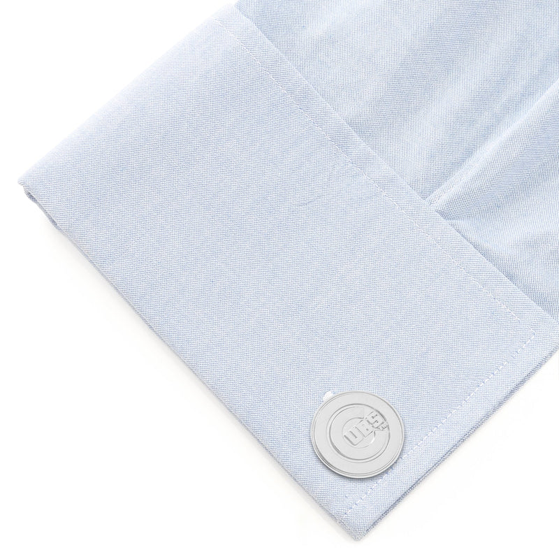 MLB Chicago Cubs Silver Edition Cufflinks