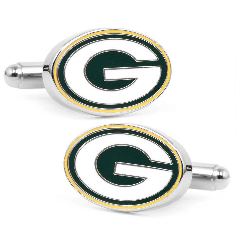 NFL Green Bay Packers Cufflinks and Tie Bar Gift Set