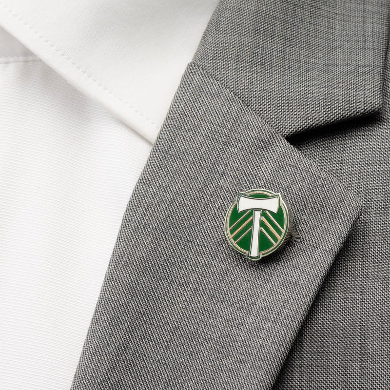 MLS Portland Timbers Cufflinks and Lapel Pin Gift Set