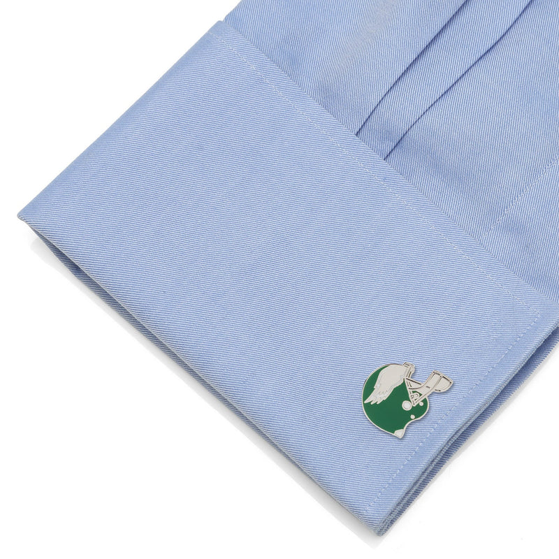 NFL Philadelphia Eagles Retro Helmet Cufflinks