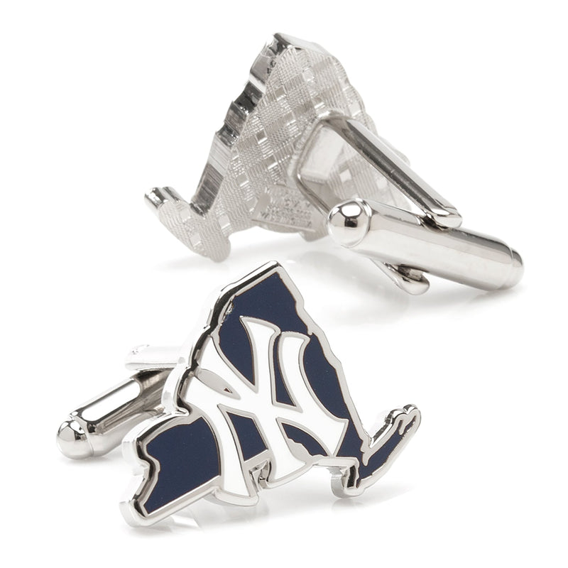 MLB New York Yankees State Shaped Cufflinks